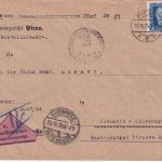 DR - 20 Pfg. Stephan Nachnahmebrief Pirna - Chemnitz 1924