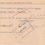 BRD - (13b) Wallenfels 4.11.57 Karte n. Merlesreuth