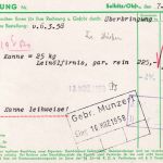 BRD - Selbitz 1958 10 Pfg. AFS Baer KG Bauwaren Kohlen Karte n. Marlesreuth