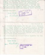 BRD - Münchberg 1956 60 Pfg AFS Wirth Textil 2 Einschreibekarten n. Marlesreuth