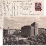 DR - 10 Pfg. Hindenburg Karte/Sondertarif n. UNGARN Hamburg - Budapest 1936