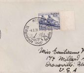 DR - 25 Pfg. Olympiade 1936 Brief n. USA SST Kiel Pressepostamt 4.8.36
