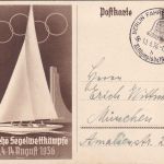 DR - 6 Pfg. Sommerolympiade Sonder-Ganzsache SST Berlin Fahrbares Postamt 1936