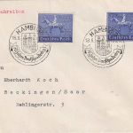 DR - 2x25 Pfg. 70 J. Dt. Derby FDC/Ersttag SST Hamburg 18.6.1939