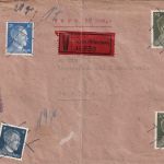 DR - 2x30+20+4 Pfg. AH Wertbrief Kulm (Weichsel) - Berlin 1943