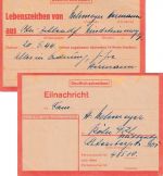 DR - Eilnachrichtenkarte Berlin-Zehlendorf n. Köln 20.5.44