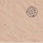 DR - 42 Pfg. Braunes Band Randstück Einschreibebrief SST München-Riem 1942