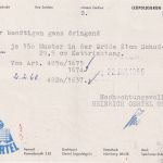BRD - Leopoldsgrün ü. Hof 1960 10 Pfg. AFS Oertel Bettwäsche Firmenkarte
