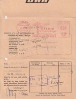 BRD - Naila 1958 7 Pfg. AFS Überlandwerke Faltdrucksache n. Marlesreuth