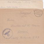 DR - Bad Steben 2.3.43 Feldpostbrief (Reservelazarett) n. Lörrach mit Inhalt