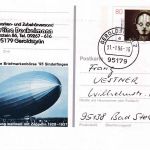 BRD - Geroldsgrün 2 31.1.1996 (Dürrenwaid) Sonderganzsache Tag d. Schließung