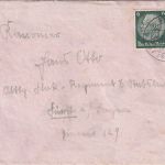 DR - Berg ü. Hof Poststelle I Brief n. Fürth 1938