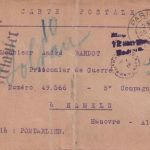 Frankreich - Paris 26.8.18 Kriegsgefangenenkarte n. Hameln Irrläufer Zensur