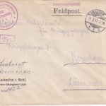 DR - Gnadenfrei 11.3.17 Kriegsgefangenenbrief (Vordruck) n. DÄNEMARK