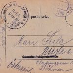 DR/Österreich - Feldpostkarte (Dt. FP 362) ü. österr. FPA 1100 28.9.18 n. Nusle