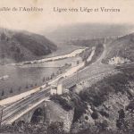 DP Belgien - Lüttich/Trois-Pont Bahnpost Z. 1277 Feldpostkarte Trois-Ponts 1916