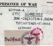 USA - New York 30.6.44 (Camp Ft. Lewis) Kriegsgefangenenbrief n. Idar-Oberstein