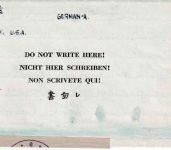 USA - New York 30.6.44 (Camp Ft. Lewis) Kriegsgefangenenbrief n. Idar-Oberstein