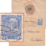 Österreich - 25 H. Franz-J. Perfin "WBV" Brief n. SCHWEDEN Wien 25.10.15 Zensur