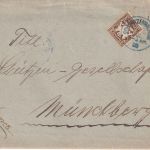 Bayern - Schwarzenbach a.W. 1905 Plakat/Einladung "Hauptschießen"