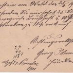 Bayern - Bernstein a.W. 25. NOV 01 seltener K1 5 Pfg. Ganzsachenkarte