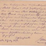 Bayern - Kronach 3/7 K1 5 Pfg. Ganzsachenkarte n. München 1878