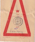 BRD - Hof 2 1966 Vorbundzettel nach Lichtenberg