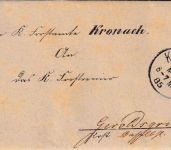 Bayern - Kronach 12. MAI 85 K1 Dienstbrief (Forstsache) n. Geroldsgrün