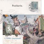 Österreich - Graz Sängerhalle 1902 SST farb. Sonderkarte VI. Dt. Sängerfest