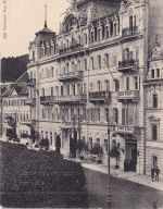 Österreich - 10 H. Franz-J. Karte n. ENGLAND Marienbad 1905 Nachporto