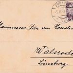 Österreich - 3 H. Kriegswitwen Danksagungskarte Gmunden - Walsrode 1915