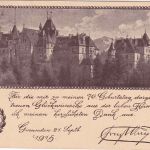 Österreich - 3 H. Kriegswitwen Danksagungskarte Gmunden - Walsrode 1915