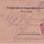Österreich - Heinrichsgrün 1916 Kriegsgefangenenkarte n. Komotau Nachporto