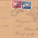 Tschechien/Österreich - 50 H. Ganzsachenkarte Bärn - Wien 1926 Nachporto