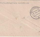 All.Bes. - 42+2x40+45 Pfg. Ziffer Eil-Einschreibebrief Ludwigsburg 1946 Zensur