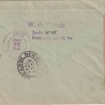 All.Bes. - 75 Pfg. Stephan waagr. Paar Einschreibebrief n. USA Berlin W30 1948