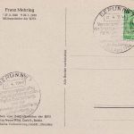 All.Bes. - Berlin 1946 SST Vereinigungs-Parteitag SPD/KPD Sonderkarte Mehring