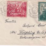 DDR - 12+24 Pfg. Dt.-Chin. Freundschaft Brief SST Leipzig - Wolfsburg 1951