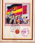 DDR - 20 J. DDR Blockausgabe u.a. Lupo-Einschreibbrief n. USA Görlitz 1969