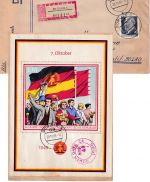 DDR - 20 J. DDR Blockausgabe u.a. Lupo-Einschreibbrief n. USA Görlitz 1969