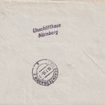 BRD - 40 Pfg. Wohlfarth u.a. Einschreibebrief Nürnberg - Berchtesgaden 1955