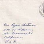 BRD - 30 Pfg. Liebig Brief n. USA Lohr - San Francisco 1953