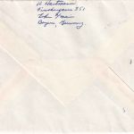 BRD - 30 Pfg. Liebig Brief n. USA Lohr - San Francisco 1953