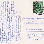 BRD - 10 Pfg. Posthorn waagr. Paar Karte n. FINNLAND Wilhelmshaven 1953