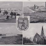 BRD - 10 Pfg. Posthorn waagr. Paar Karte n. FINNLAND Wilhelmshaven 1953