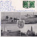 BRD - 10 Pfg. Posthorn waagr. Paar Karte n. FINNLAND Wilhelmshaven 1953