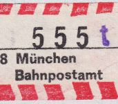 BRD - München 1971 170 Pfg. AFS Volksbanken Luftpost-Einschreibebrief n. USA