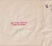 BRD - 2x30 Pfg. Reis u.a. Luftpostbrief n. USA Karlsruhe - San Antonio 1953