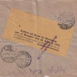 Tschechoslowakei - 100 H. Kettensprenger u.a. Eil-Einschreibebrief Karlsbad 1922