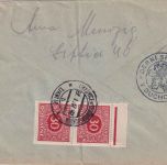 Tschechoslowakei - 1 Kc. Masaryk Brief Likwitz - Dux 1937 Nachporto